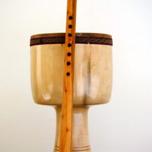 A tribal windpipe instrument