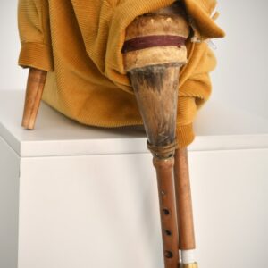 West Thracian bass Gaida in A (old school improved chanter with Natural Reed)